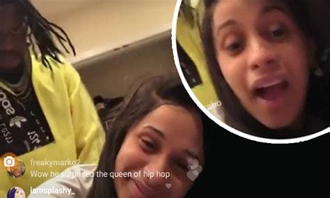 Cardi B Leaks Fake Sex Tape on Instagram Live